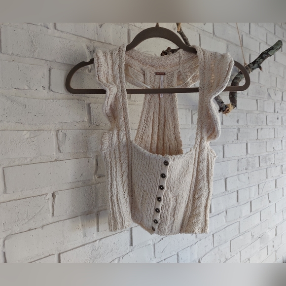 NWOT Free People Babe Corset Sweater Small - Picture 3 of 7